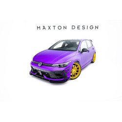 Street Pro első splitter + flaps Volkswagen Golf R Mk8 Facelift
