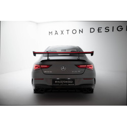 Carbonszálas spoiler felső „Swan” tartóval Kötéssel + LED Mercedes-Benz CLA Coupe C118 / C118 Facelift