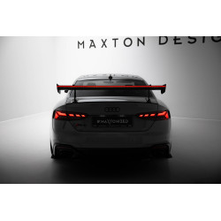 Carbon hátsó spoiler felső „Swan” rögzítéssel + LED Audi A5 / A5 S-Line / S5 / RS5 Coupe F5 / F5 Facelift