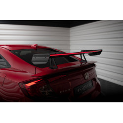 MAXTON DESIGN karbon szárny felső swan rögzítéssel + LED Honda Civic SI Mk10-hoz