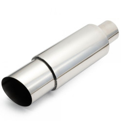 Hátsó kipofugó dob RACES Chrome 89mm, bemeneti 2" (51mm)