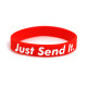 Rubber wrist band Just Send it karszalag (Piros) | race-shop.hu