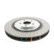 DBA fékek DBA 5000 series Crossed Drilled & Dimpled Silver Hat DBA53932SLVXD (2 pcs) | race-shop.hu