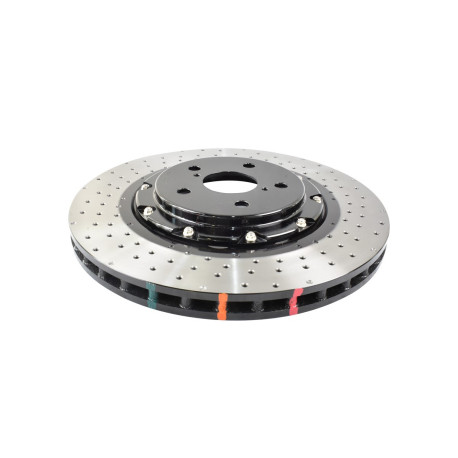 DBA fékek DBA 5000 series Crossed Drilled & Dimpled Black Hat DBA53922BLKXD (2 pcs) | race-shop.hu