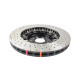 DBA fékek DBA 5000 series Crossed Drilled & Dimpled Black Hat DBA53922BLKXD (2 pcs) | race-shop.hu