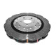 DBA fékek DBA 5000 series Crossed Drilled & Dimpled Silver Hat DBA52836WSLVXD (2 pcs) | race-shop.hu