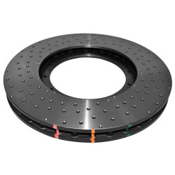 DBA 5000 series Crossed Drilled, Slotted & Dimpled Rotor Only DBA52286.1XD (2 pcs)