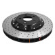DBA fékek DBA 5000 series Crossed Drilled & Dimpled Black Hat DBA52166BLKXD (2 pcs) | race-shop.hu