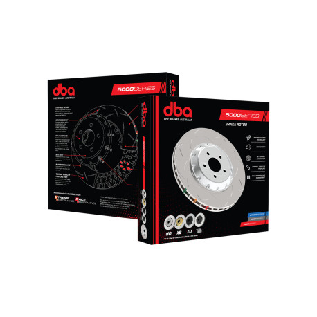 DBA fékek DBA 5000 sorozatú hornyos Fekete kalap Jobb kéz DBA52066BLKOESR | race-shop.hu