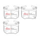 DBA fékek DBA fékkészlet 4000 Series T3 réselt és Xtreme Performance fékbetétek DBA43343S-15004XP | race-shop.hu