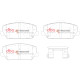 DBA fékek DBA fékkészlet 4000 Series T3 réselt és Xtreme Performance fékbetétek DBA43146S-15012XP | race-shop.hu