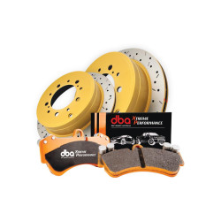 DBA fékkészlet 4000 Series T3 réselt és Xtreme Performance fékbetétek DBA42709XS-1800XP