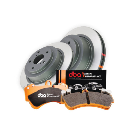DBA fékek DBA fékkészlet 4000-es sorozat és Xtreme Performance fékbetétek DBA42656-10-1521XP | race-shop.hu