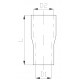 Csökkentő egyenes csatlakozó Szilikon cső egyenes szűkítő RACES Basic 70mm (2,75") - 76mm (3") (turbócső) | race-shop.hu