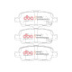 DBA fékek DBA fékbetétek Xtreme Performance, Hátsó tengely DB2340XP | race-shop.hu