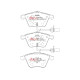 DBA fékek DBA Brake Pads Xtreme Performance, Front Axle DB2210XP | race-shop.hu