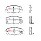DBA fékek DBA Street Soro seat EV fékbetétek DB2174SSEV | race-shop.hu