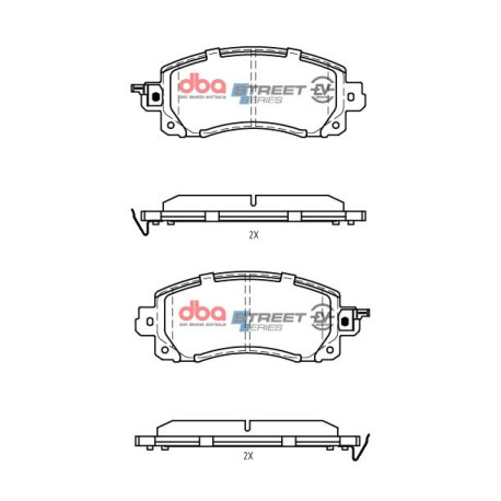 DBA fékek DBA Street Series EV fékbetétek DB15042SSEV | race-shop.hu