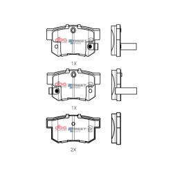 DBA Street series EV fék Fékbetét DB1265SSEV