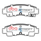 DBA fékek DBA Fékbetétek Street Series Ceramic, Hátsó tengely DB1211SS | race-shop.hu