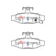 DBA fékek DBA Street Series kerámia fékbetét, hátsó tengely DB1106SS | race-shop.hu