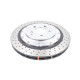 DBA fékek DBA 5000 series Crossed Drilled & Dimpled Silver Hat DBA53359SLVXD (2 pcs) | race-shop.hu