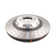 DBA fékek DBA 5000 series Crossed Drilled & Dimpled Silver Hat DBA53298SLVXD (2 pcs) | race-shop.hu