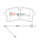 DBA fékek DBA Fékbetétek Street Performance, Hátsó Tengely DB15096SP | race-shop.hu