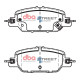 DBA fékek DBA Fékbetétek Street Series Kerámia, Hátsó Tengely DB15054SS | race-shop.hu