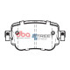 DBA fékek DBA fékbetétek Street series Kerámia, Hátsó tengely DB15009SS | race-shop.hu