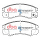 DBA fékek DBA fékbetétek Street series Kerámia, Elöl Tengely DB1270SS | race-shop.hu