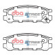 DBA fékek DBA Fékbetétek Street Series Kerámia, Hátsó Tengely DB1186SS | race-shop.hu