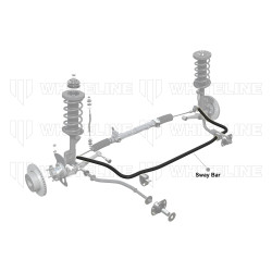 Whiteline BMF9Z Sway Bar 24mm 4 Point Adjustable