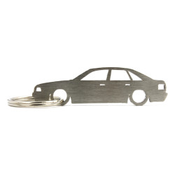 Audi 80 sedan stainless steel keychain