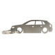 Car-Shapes keychains Audi A3 8L 5d stainless steel keychain | race-shop.hu