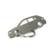 Car-Shapes keychains Audi A3 8L 5d stainless steel keychain | race-shop.hu