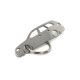 Car-Shapes keychains Audi A4 B6 wagon stainless steel keychain | race-shop.hu