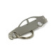 Car-Shapes keychains BMW 3 series E46 limousine stainless steel keychain | race-shop.hu