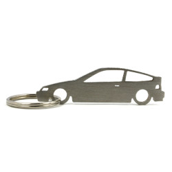 Honda CRX stainless steel keychain