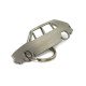 Car-Shapes keychains VW Volkswagen Golf MK1 5d stainless steel keychain | race-shop.hu