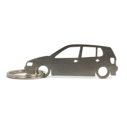 VW Volkswagen Polo 6N 5d stainless steel keychain