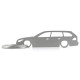 Car-Shapes keychains BMW 5 series E61 wagon stainless steel keychain | race-shop.hu