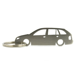 Skoda Fabia MK1 wagon stainless steel keychain