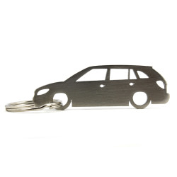 Skoda Fabia MK2 wagon stainless steel keychain