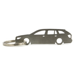 Skoda Superb MK2 wagon stainless steel keychain