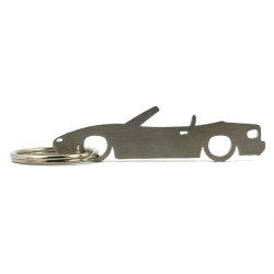 Mazda MX-5 NA stainless steel keychain