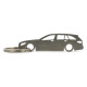Car-Shapes keychains Mercedes C63 AMG W205 wagon stainless steel keychain | race-shop.hu