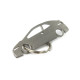 Car-Shapes keychains Honda Civic (8gen) 3d 5d stainless steel keychain | race-shop.hu