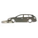 Car-Shapes keychains Seat Leon 5F wagon stainless steel keychain | race-shop.hu