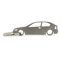 BMW 3 series E46 compact stainless steel keychain